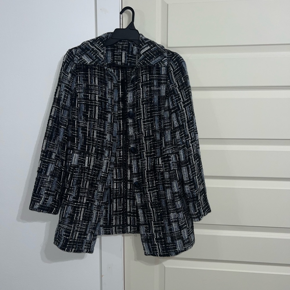 Stylish Black and Gray Women's Jacket